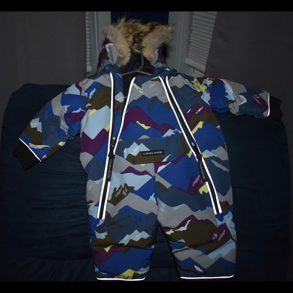 Baby Lamb Snowsuit Print